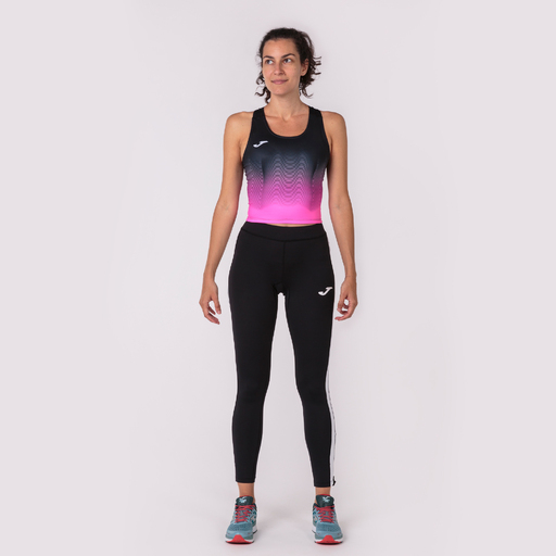 Joma Elite VII Top Preto Rosa Fluorescente Branco