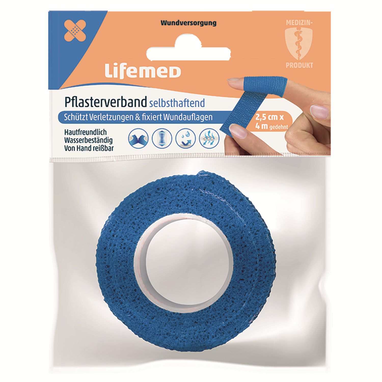 Lifemed Selbsthaftender Pflasterverband
