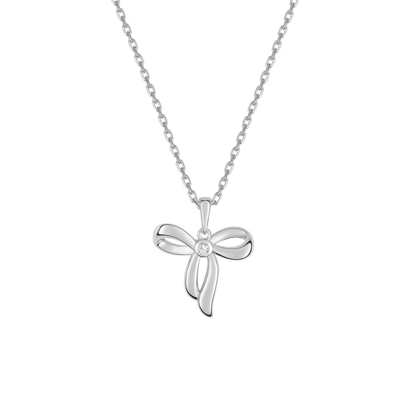 Collier Femme - Oxyde de zirconium - Argent 925 - Longueur : 42 cm