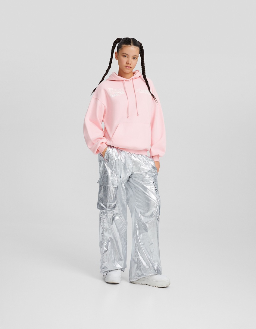 Moletom oversized estampado