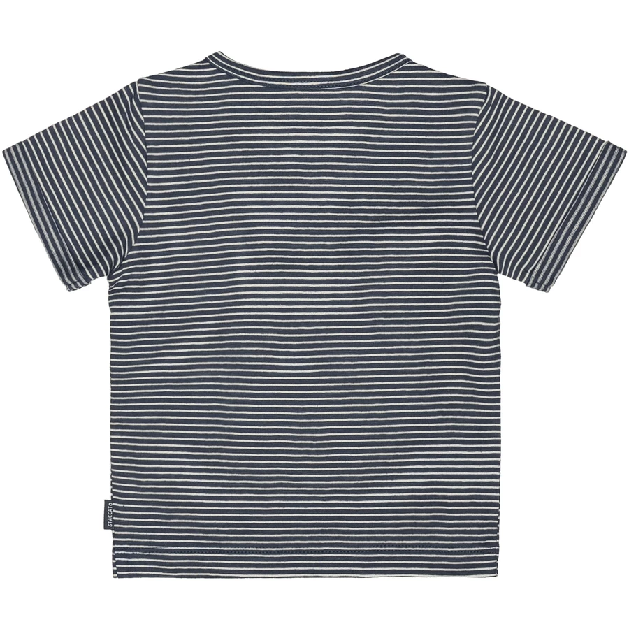 STACCATO T-Shirt indigo gestreift
