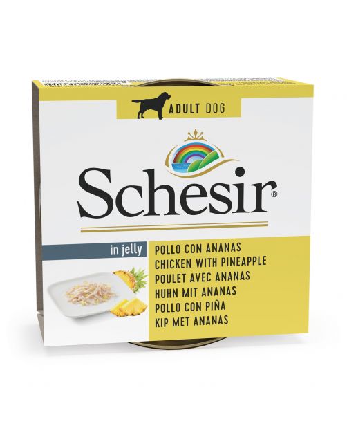 Schesir Hond Blik Gelei 150 g - Hondenvoer