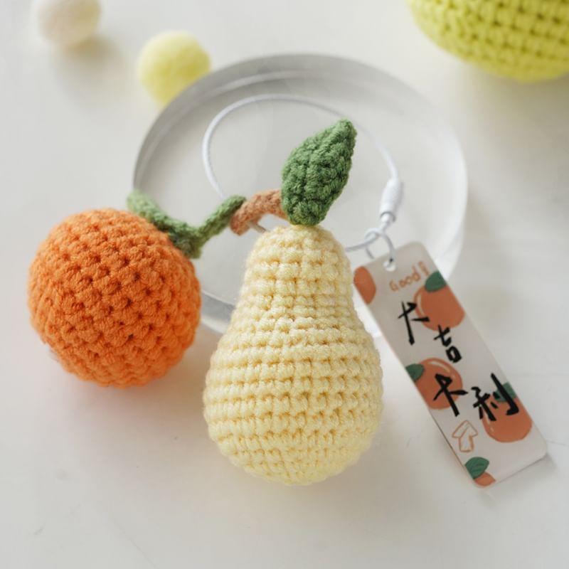 Embroidery Kingdom - DIY haakpakket voor fruit-sleutelhanger (verschillende ontwerpen)