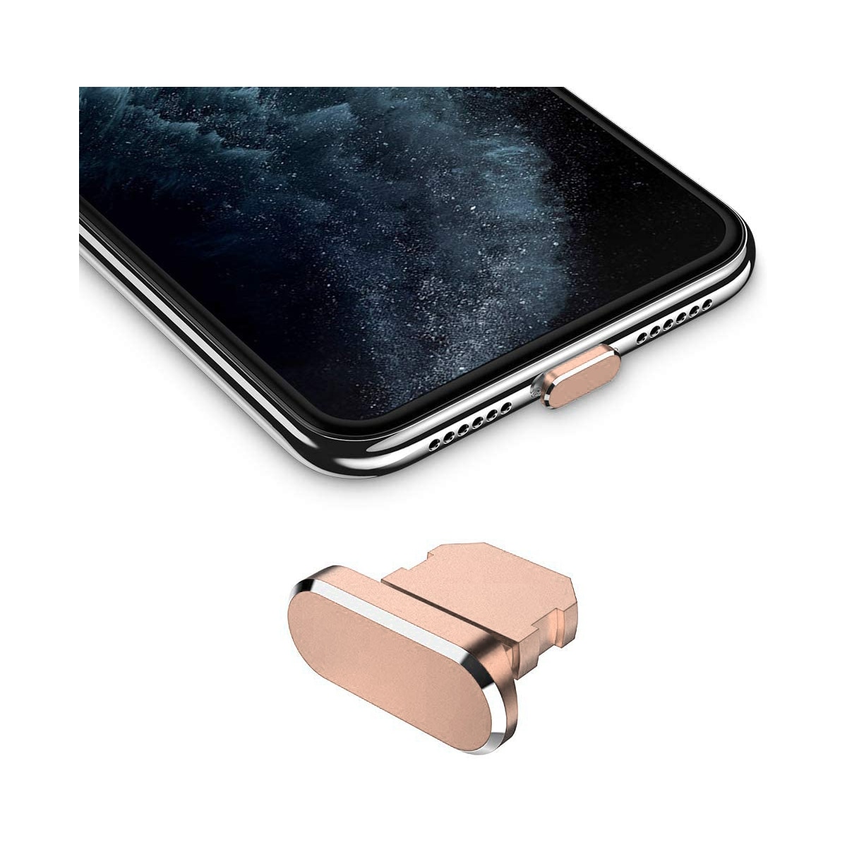 Beskyttelsesdeksel for iPhone Støvtett plugg