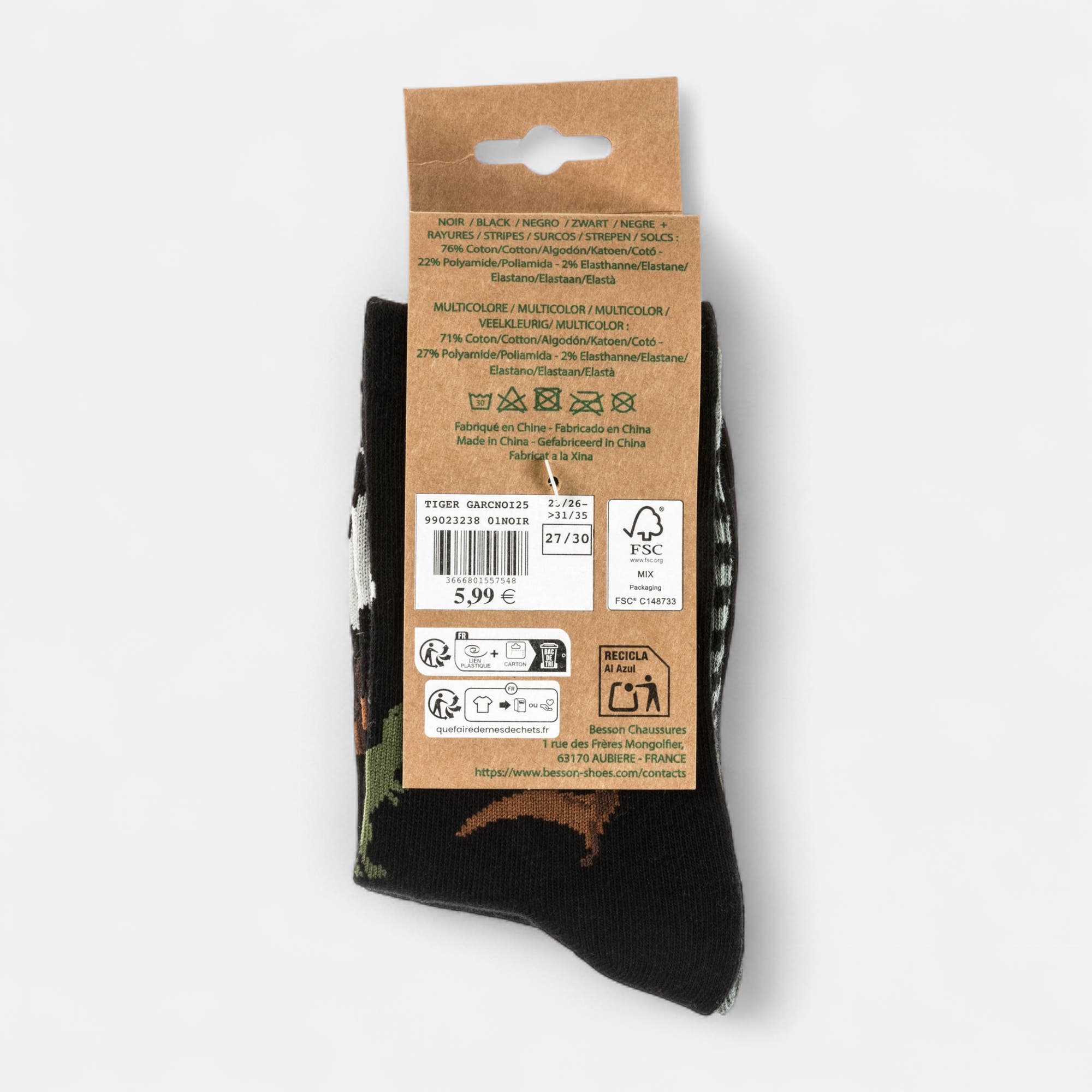 Chaussettes Enfant noir