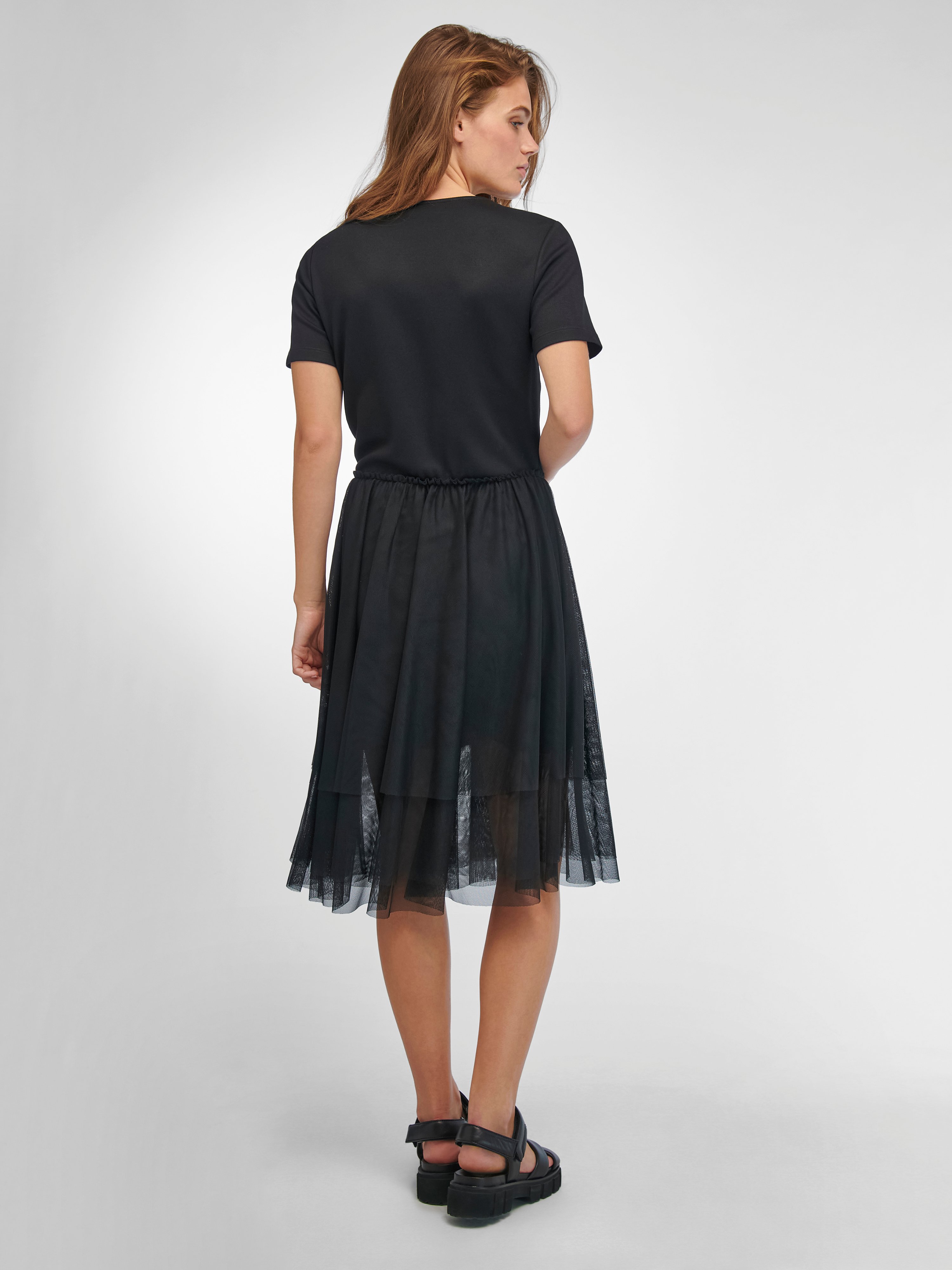 Jersey-Kleid mit 1/2-Arm