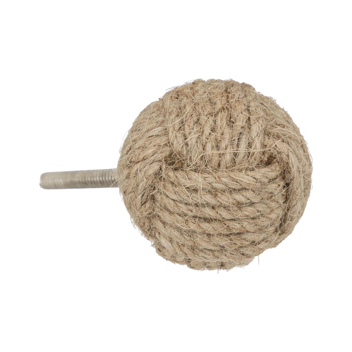 POIGNEE DAYANA JUTE D.4CM X2 PIECES