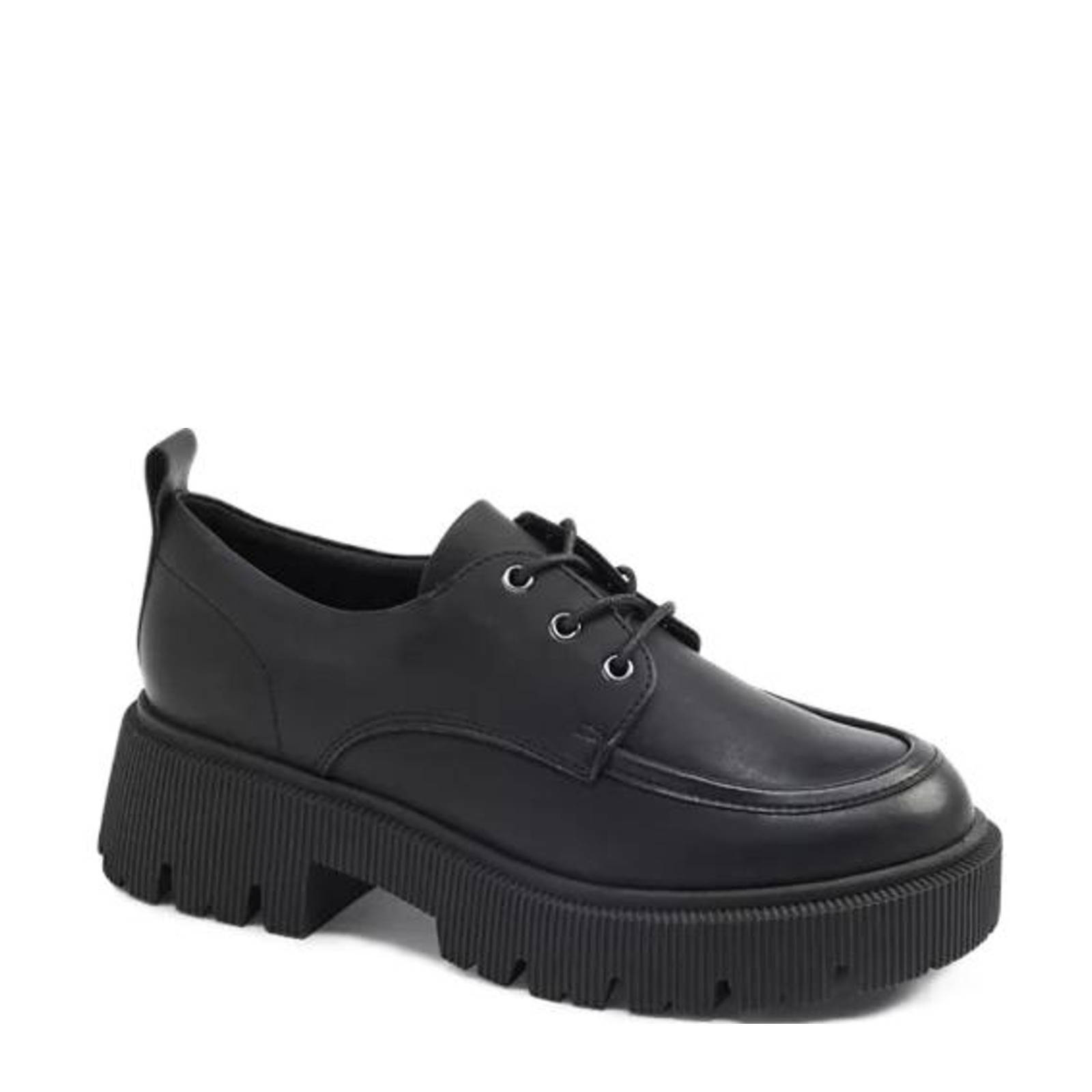 Catwalk chunky veterschoenen zwart