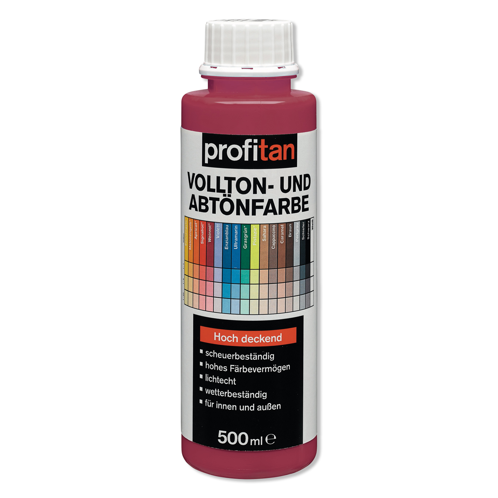 profitan Vollton- und Abtönfarbe - weinrot - 500 ml