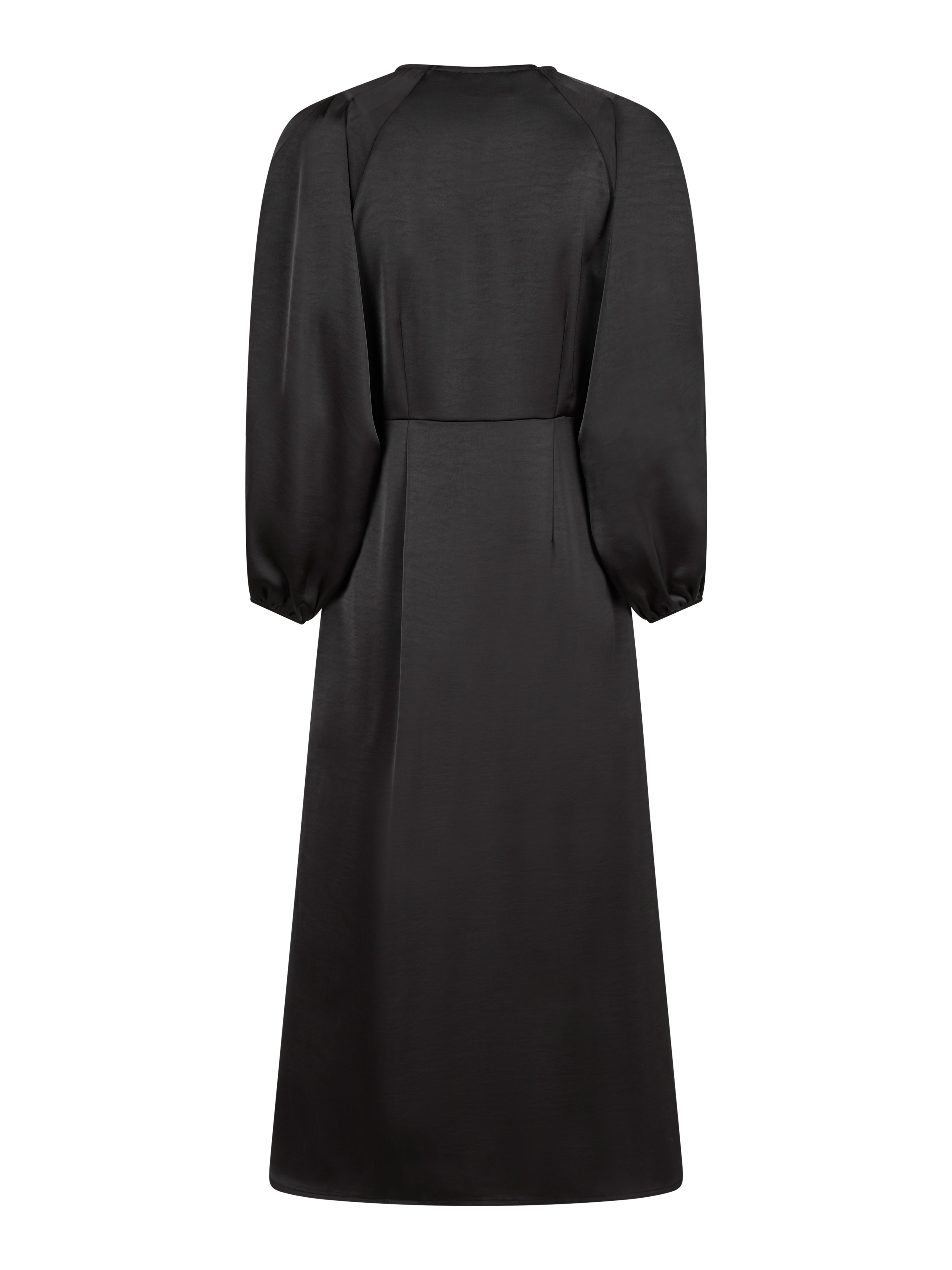 Neo Noir  Isobel Heavy Sateen kjole - sort
