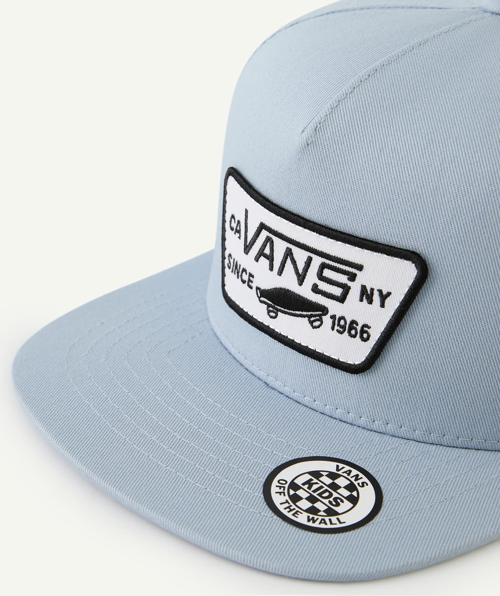 VANSCASQUETTE FULL PATCH SNAPBACK BLEUE