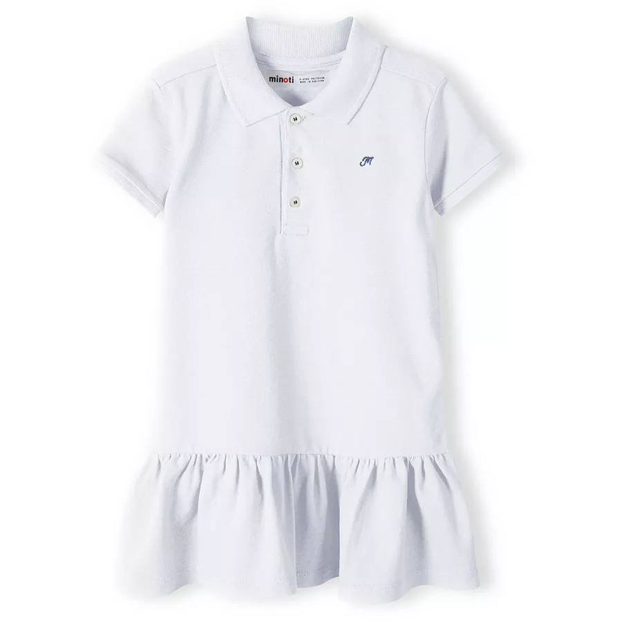 MINOTI Polokleid Weiß