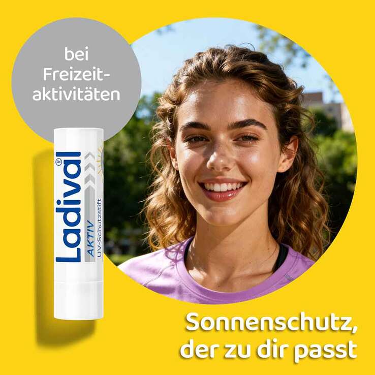 Ladival Aktiv UV-Schutzstift Lippen LSF 50 + , 1 St