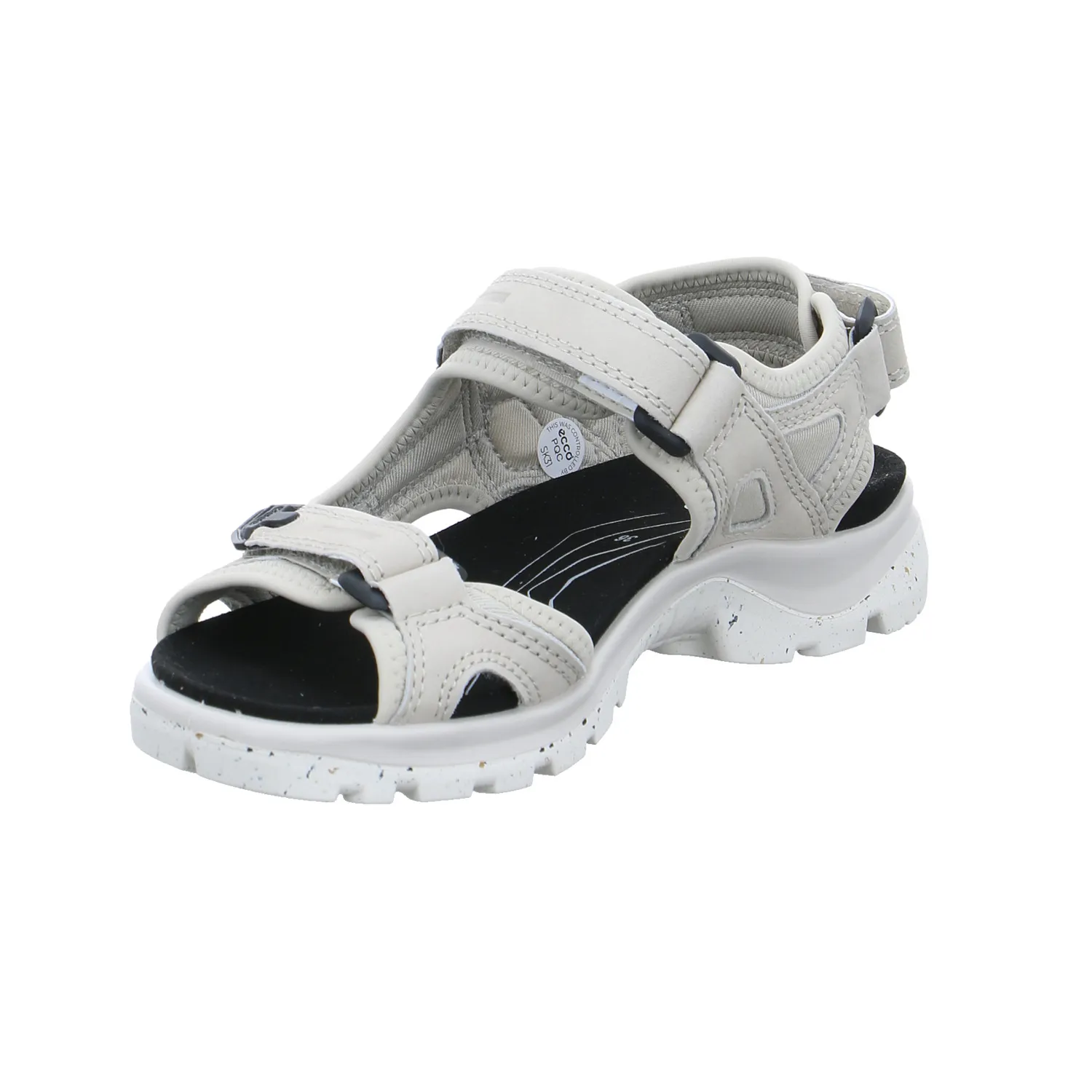ECCO Trekking-Sandalette Beige Leder