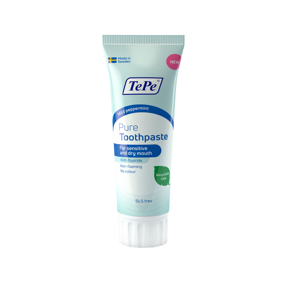 TePe Pure Tandpasta Mild Peppermint75 ml