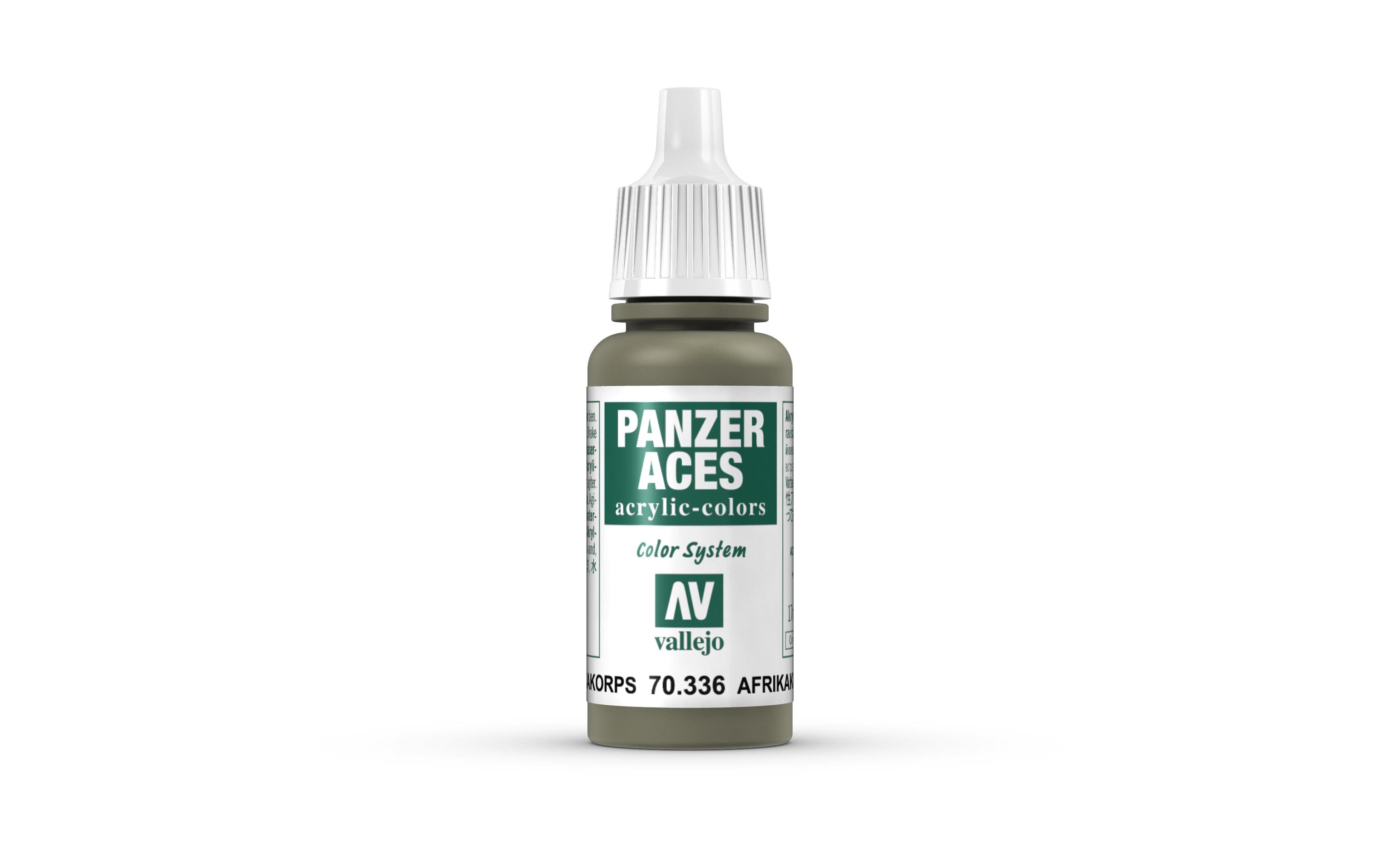 Acrylfarbe Panzer Aces Afrikakorps Tanker 17 mlAcryl Modellbaufarbe – Panzerbesatzung des Afrikakorps