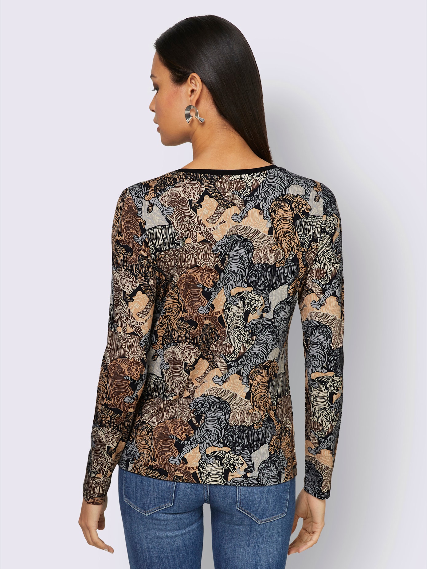 T-shirt à manches longues viscose