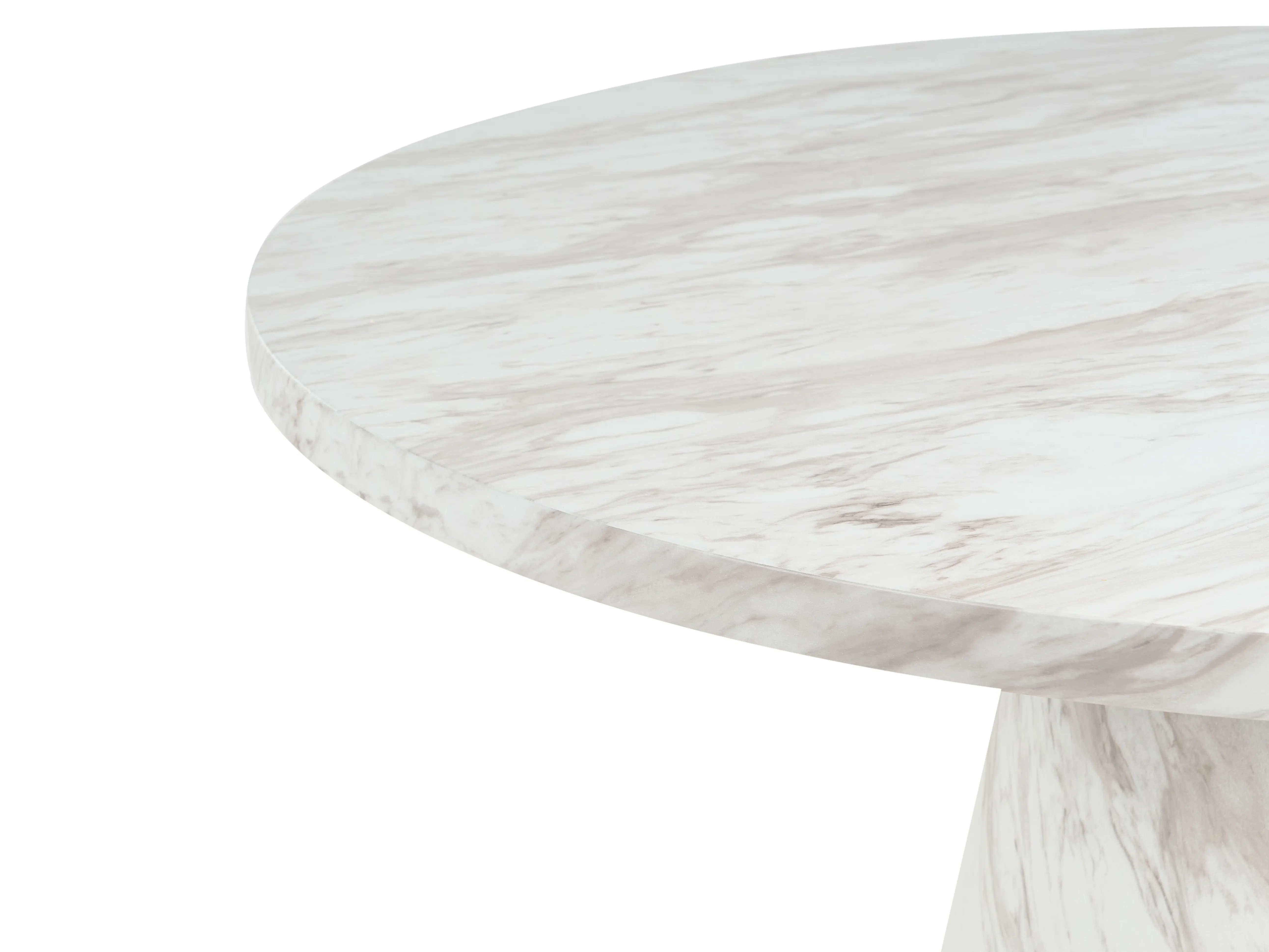 Eettafel MERE Wit marmer 120 cm 120 cm