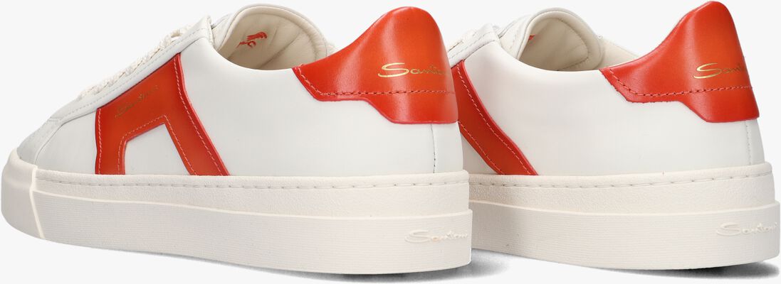 witte santoni lage sneakers gloria 21779