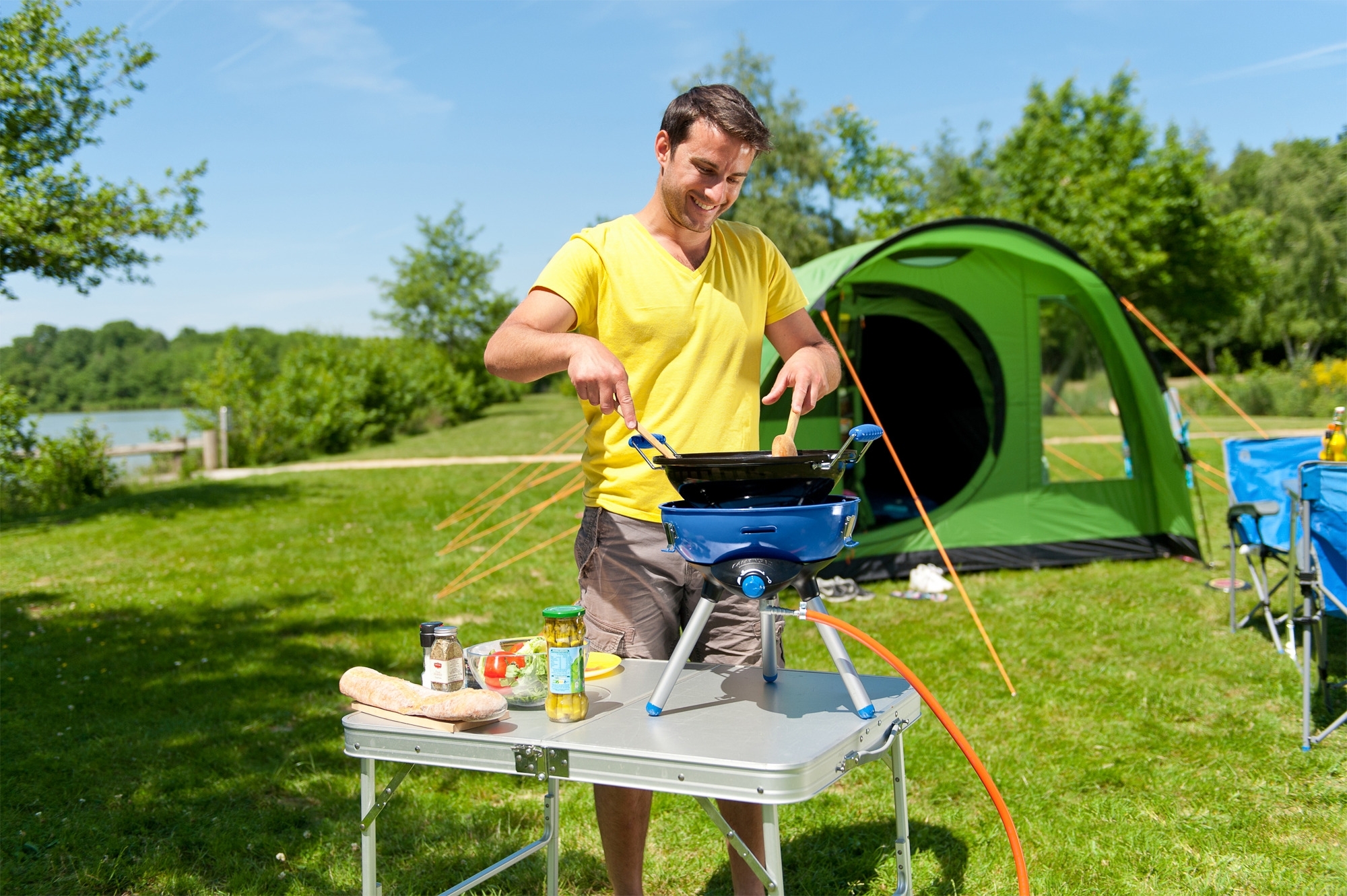Gasgrill, Party-Grill®400 mit Wok-Funktion, 50mbar