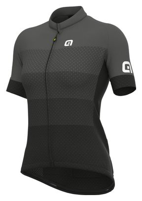 Maillot Manches Courtes Femme Alé Level Gris