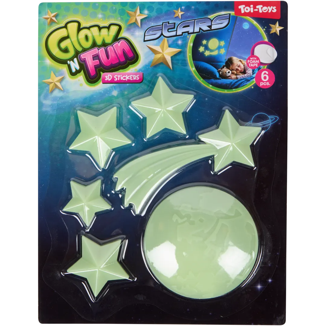 Glow in the dark stickers Diverse varianten