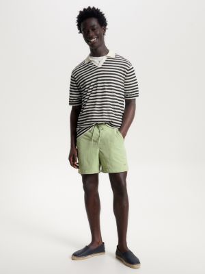 Polo de malha Tommy Hilfiger x Vacation com bordado de bandeira