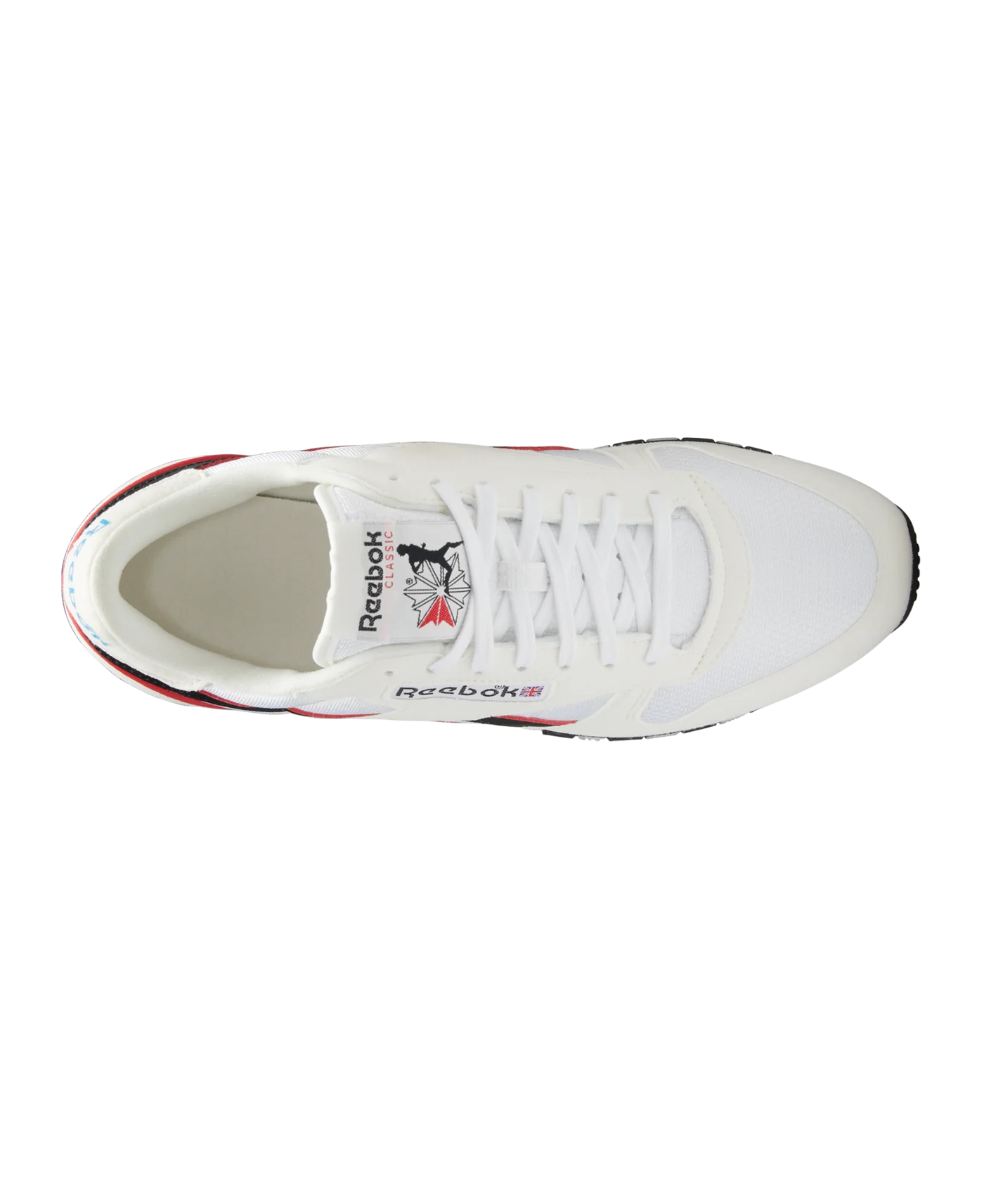 Reebok Classic Leather Weiss Blau Rot