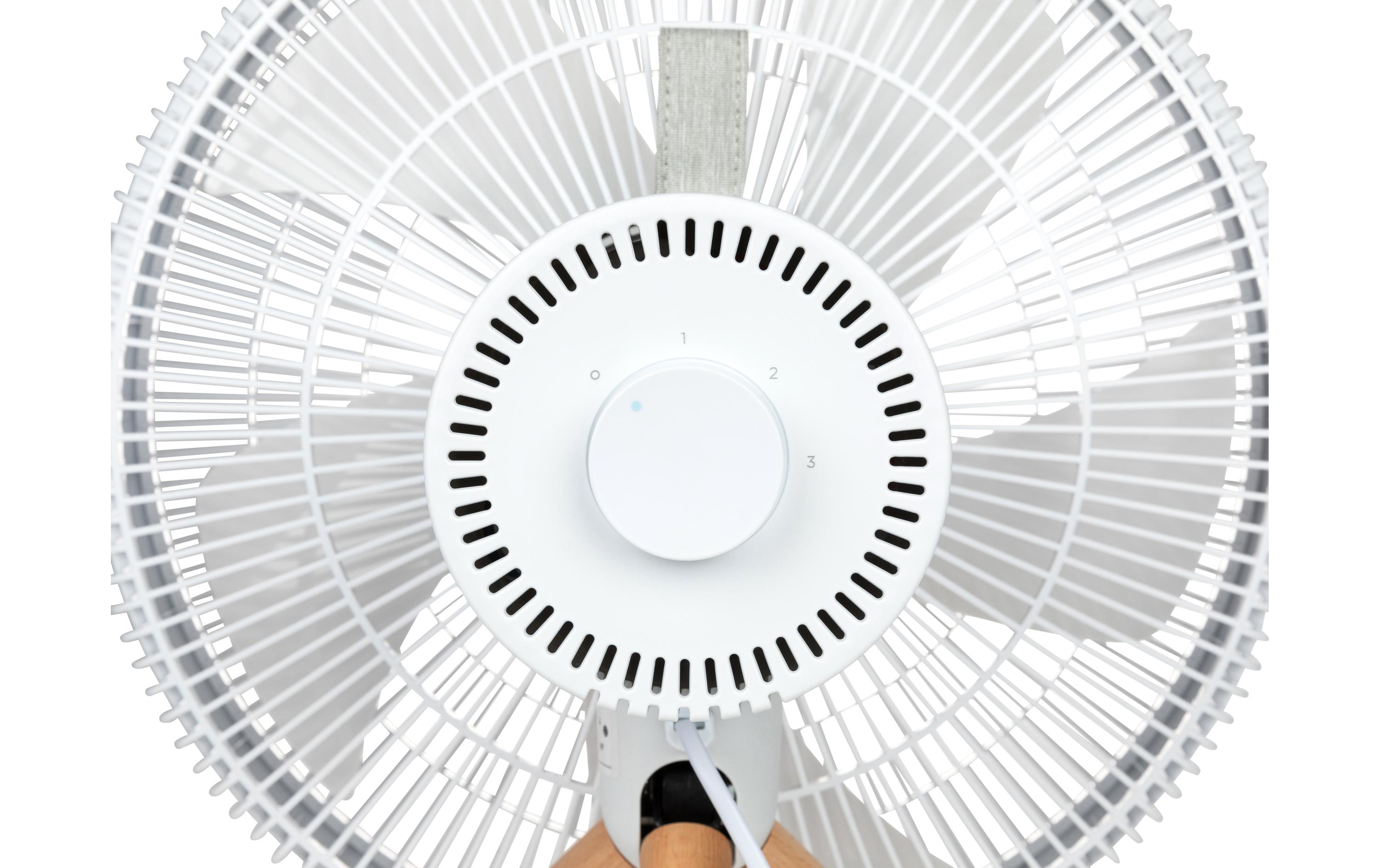 Bodenventilator Vayu-Terra WeissAbkühlung für im Büro und zu Hause