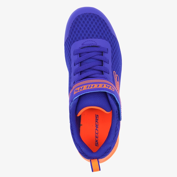 Skechers Microspec Max kinder sneakers blauw