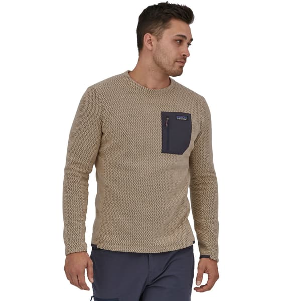 Veste polaire randonnée PATAGONIA M'S R1 AIR CREW OAR TAN
