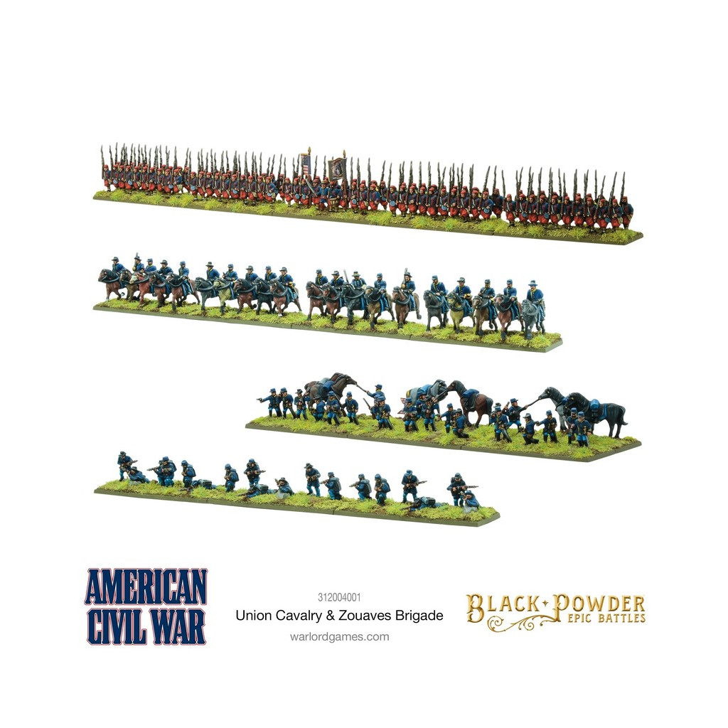 Black Powder Epic Battles: American Civil War - Union Cavalry & Zouaves Brigade
