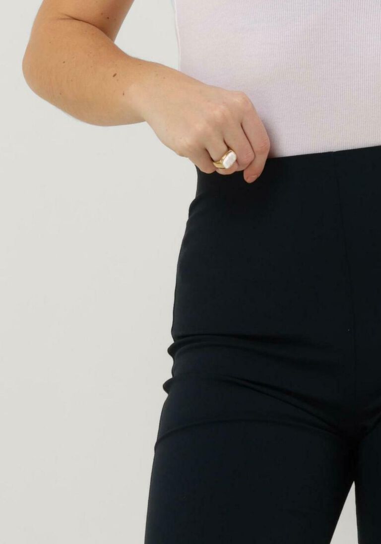 MODSTR\u00D6M donkerblauwe modstr&ouml;m pantalon anker slit pants