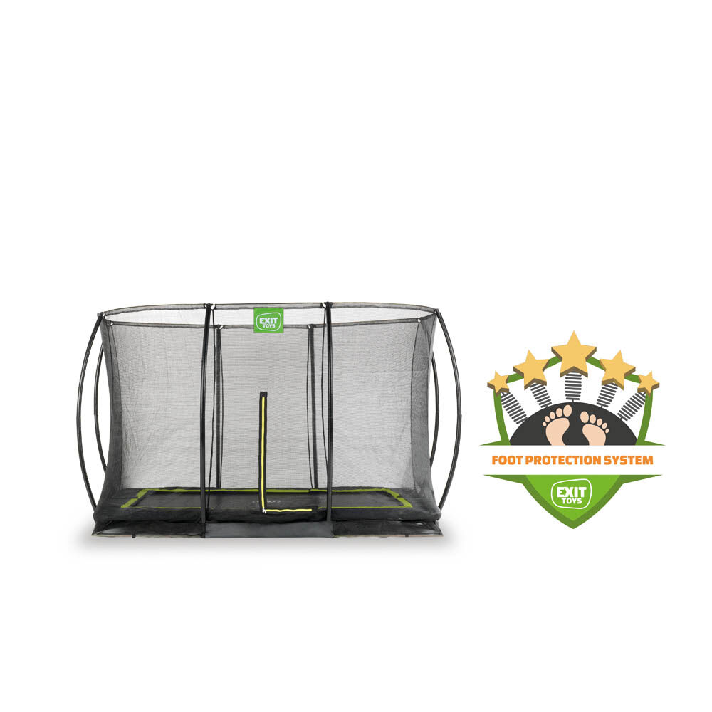Exit Silhouette - Inground trampoline - Zwart - 1x244x366 cm
