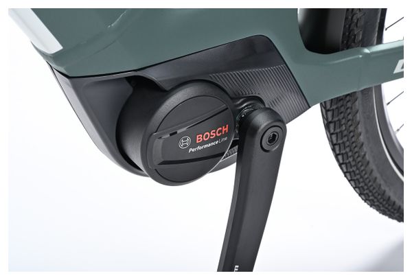 Vélo de Ville Électrique Winora Sinus R8Ef Wave Shimano Nexus Courroie 8V 500 Wh 650b Gris Bleu 2023