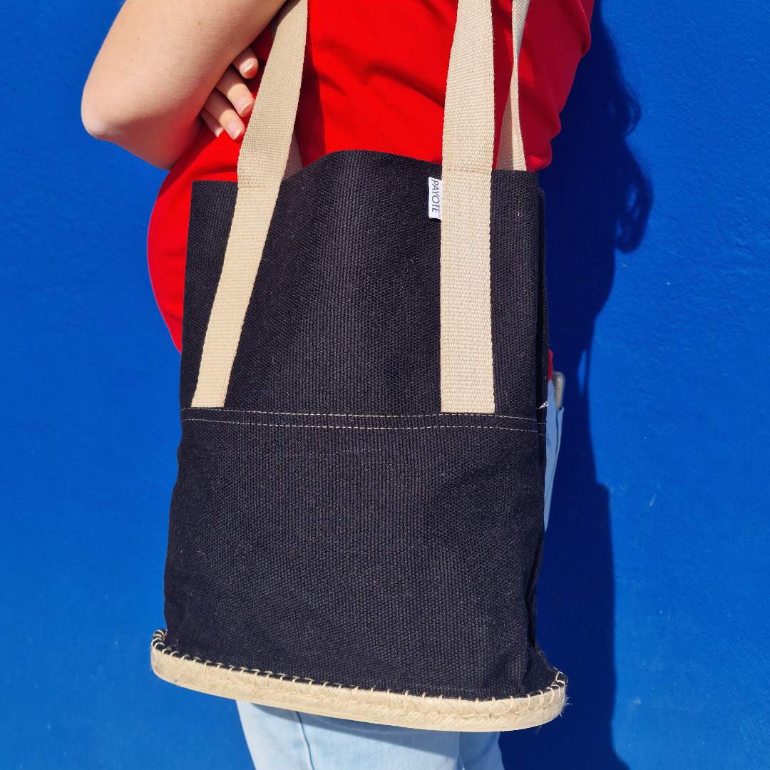 Sac espadrille Noir