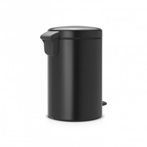 Brabantia newIcon pedaalemmer 12 liter met kunststof binnenemmer - Matt Black
