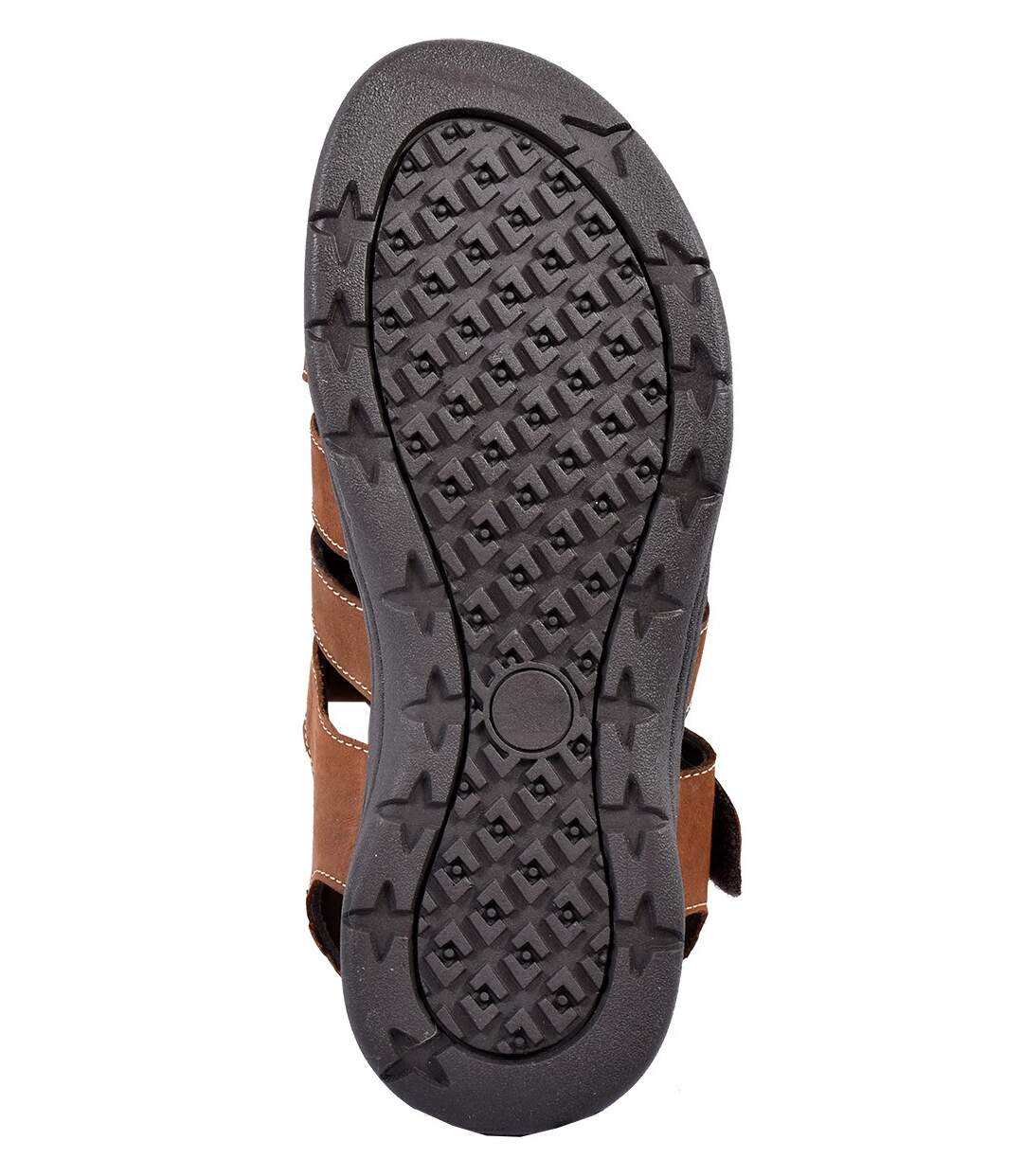 Sandales CUIR scratch HM08 MARRON