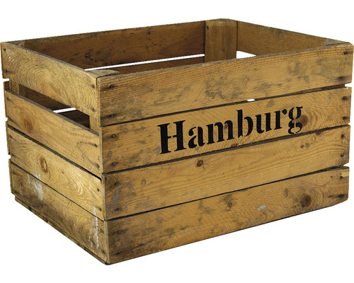 Houten kist Hamburg 50x40x30 cm