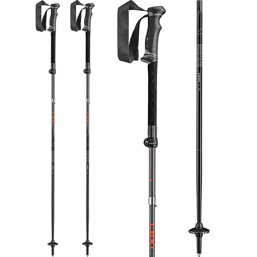LEKI Legacy FX TA Wanderstöcke silbergrau