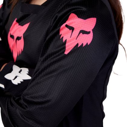 Maillot cross Fox YOUTH GIRLS BLACKOUT - Noir