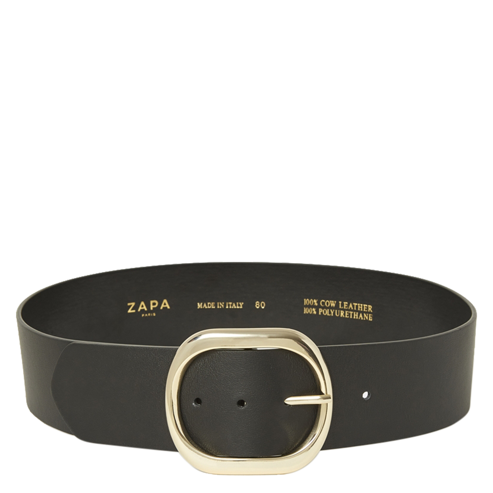 CHARLENEB - Ceinture en cuir | Noir