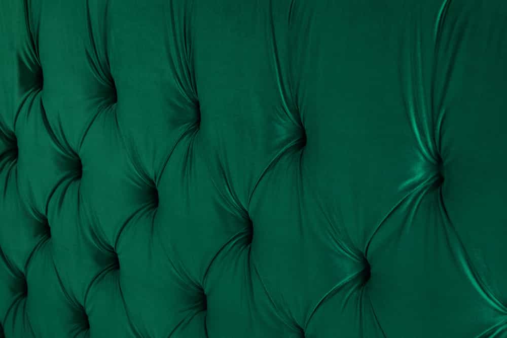 Design Boxbett PARIS 180x200cm dunkelgrün Samt Chesterfield Doppelbett