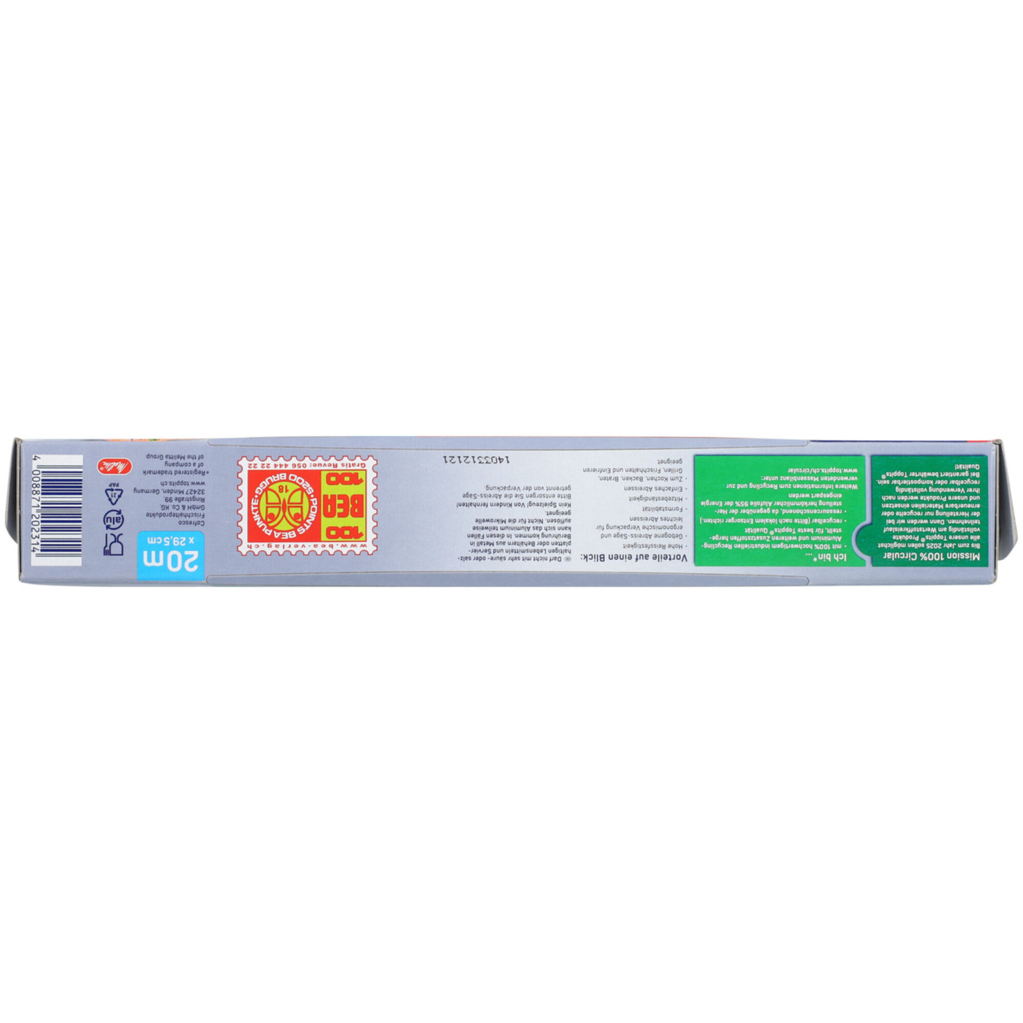 Toppits AluminiumFolie 20m x 29.5cm