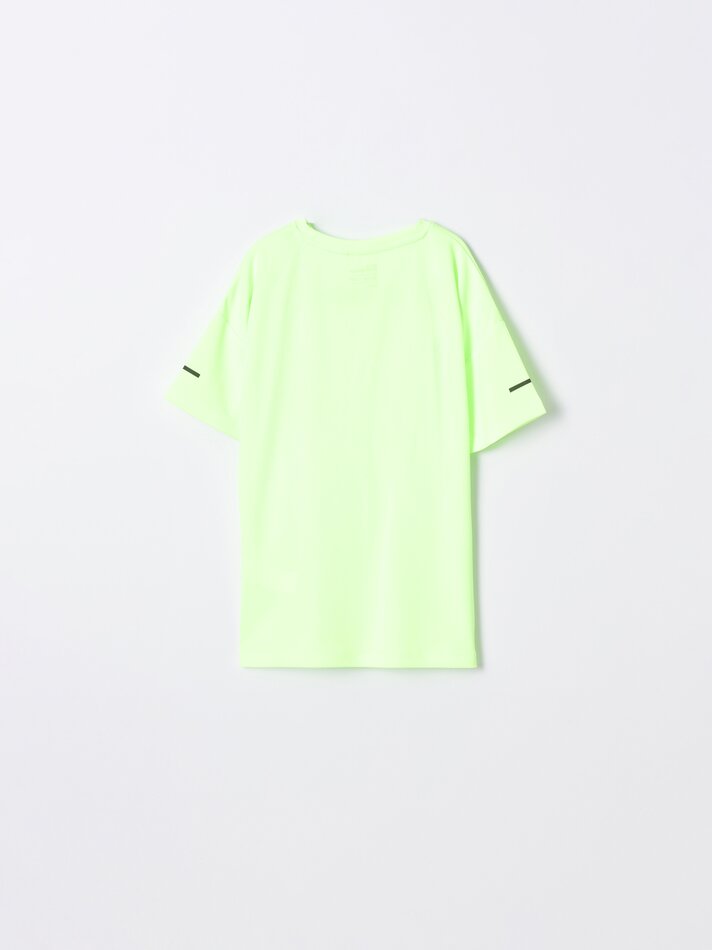 Camiseta esportiva - Amarelo fluorescente