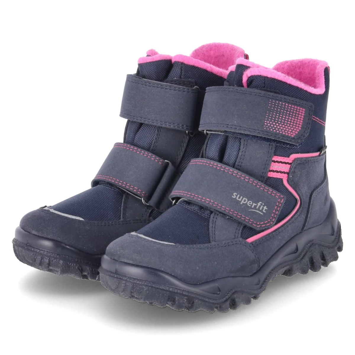 SuperfitSnowboots HUSKY - BLAU/PINK