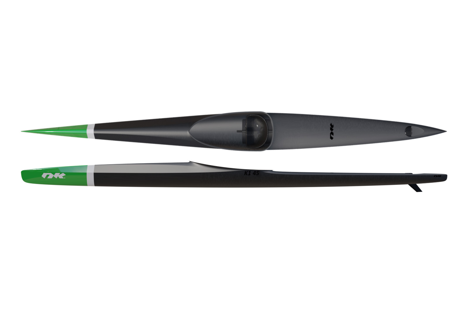 Nordic Kayaks K1 45 CarbonX Sort/Grønn