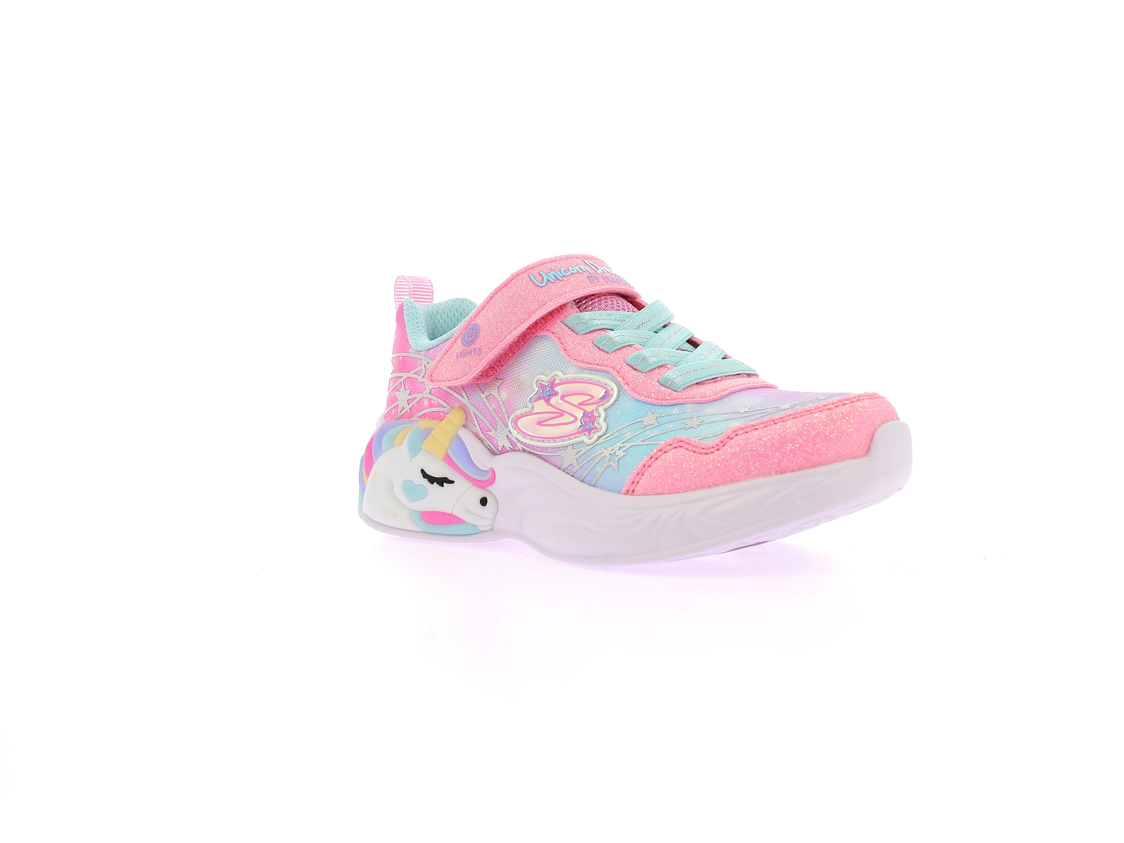 Skechers-UNICORN DREAMS WISHFUL MA Synthétique Rose fluo