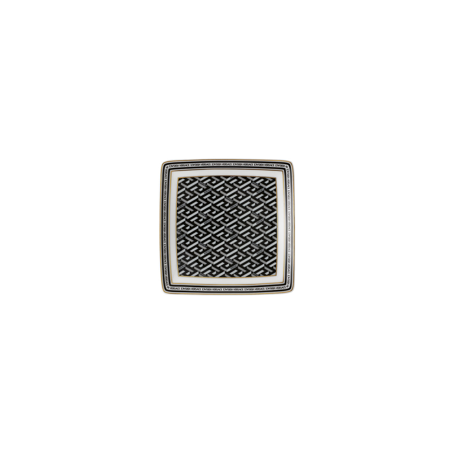 La Greca Signature Black Schälchen 12 cm quadr. flach