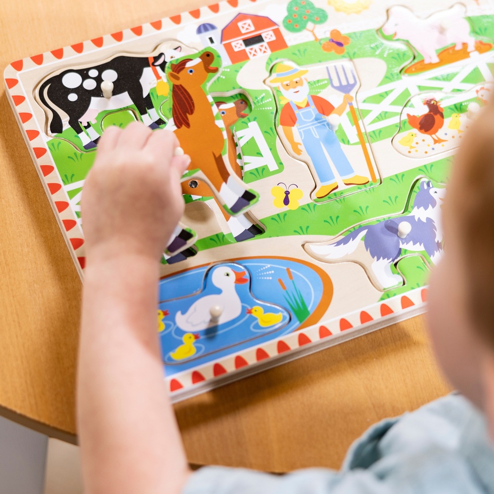 Melissa & Doug Holz-Soundpuzzle-Sortiment